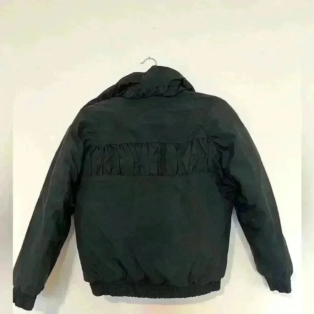 Women’s Vintage Chalet Black Puffer Jacket- Size Small - Picture 2 of 3